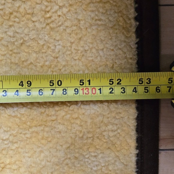 Vintage Biederlack Reversible Blanket Teddy Bear with Honey Pot Throw USA - Picture 8 of 8